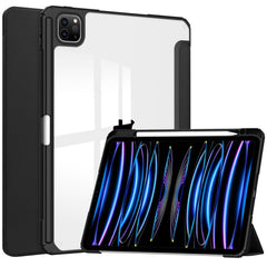 EIDERWOOD iPad Pro 11" (2025 / 2024) Hybrid Cover m. Pen Holder - Sort & Gennemsigtig