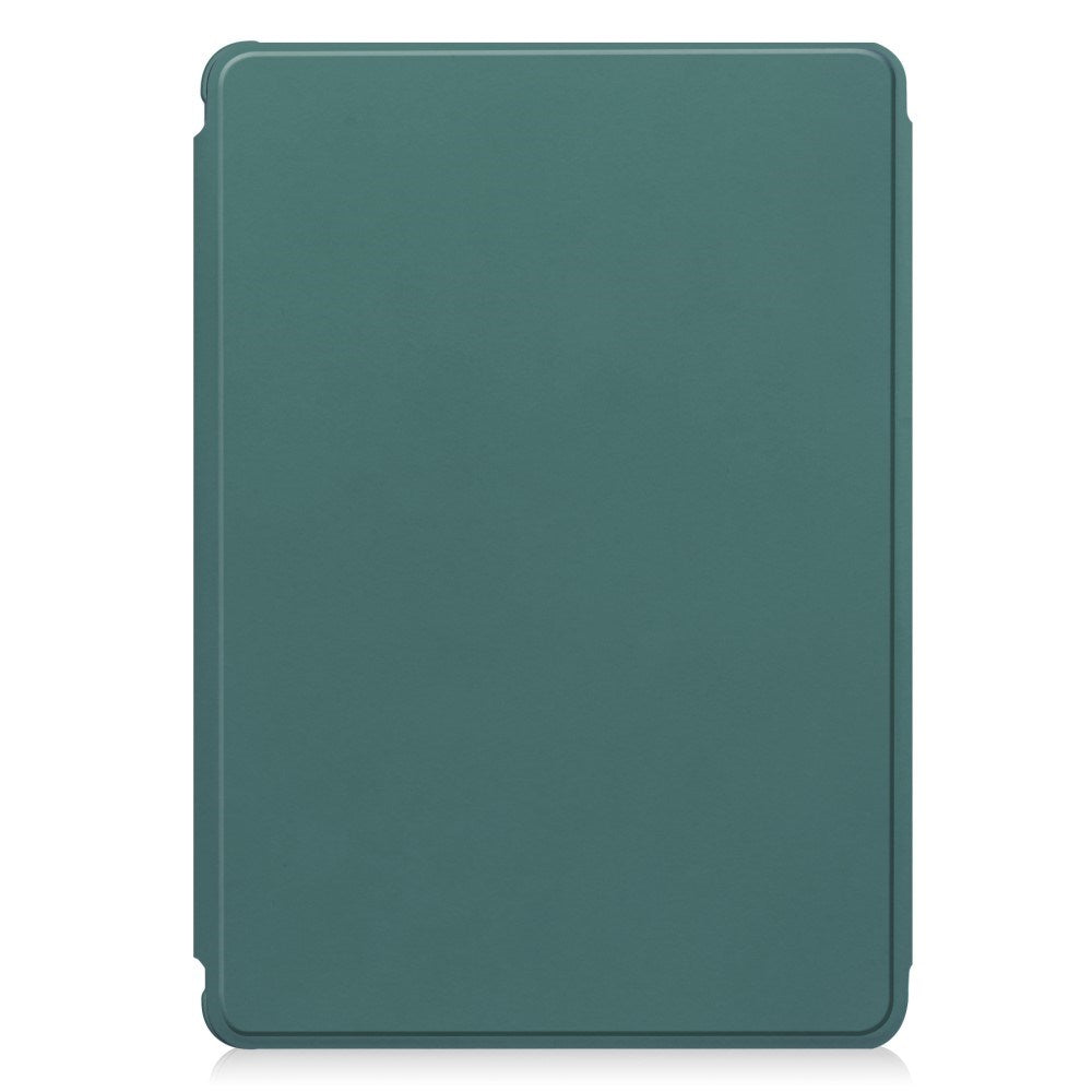 EIDERWOOD iPad Pro 11" (2025 / 2024) Hybrid Cover m. Roterende Ståfunktion - Gennemsigtig / Grøn
