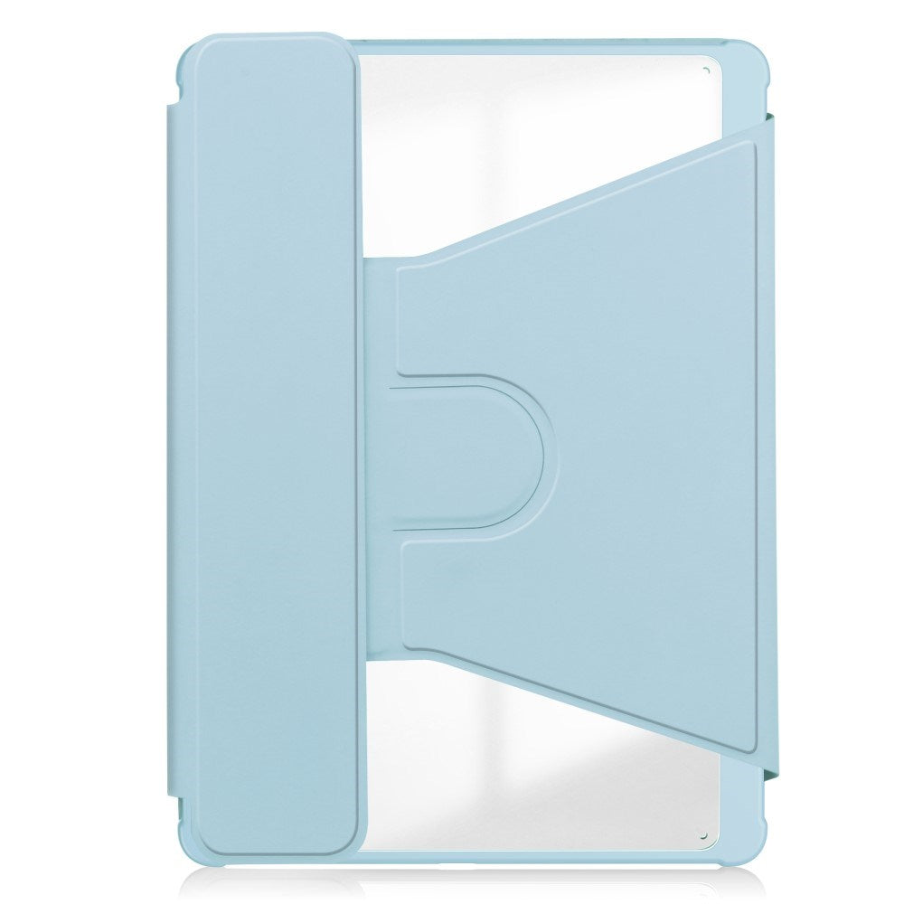 EIDERWOOD iPad Pro 11" (2025 / 2024) Hybrid Cover m. Roterende Ståfunktion - Gennemsigtig / Lyseblå