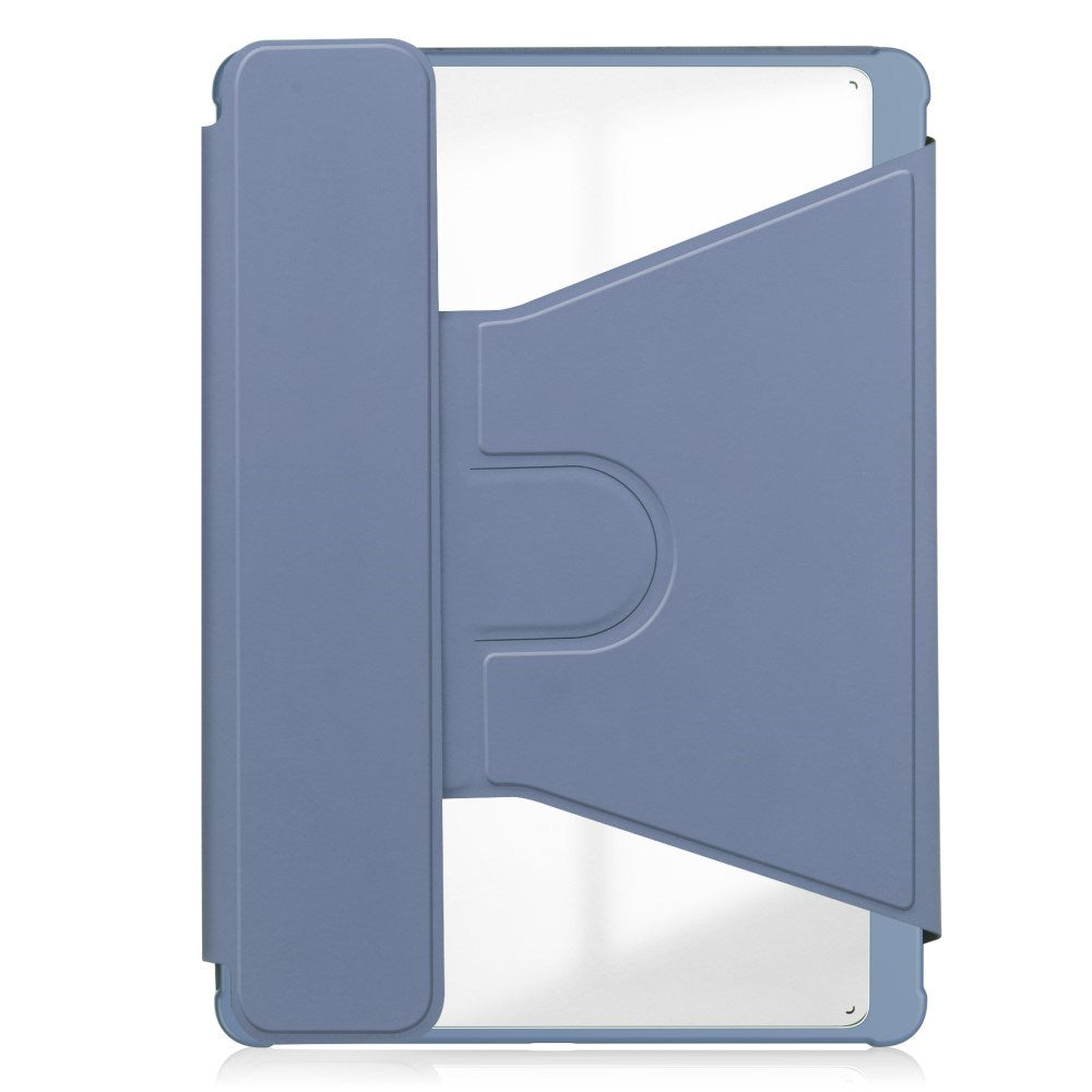 EIDERWOOD iPad Pro 11" (2025 / 2024) Hybrid Cover m. Roterende Ståfunktion - Gennemsigtig / Lilla