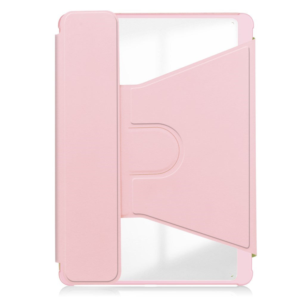 EIDERWOOD iPad Pro 11" (2025 / 2024) Hybrid Cover m. Roterende Ståfunktion - Gennemsigtig / Pink