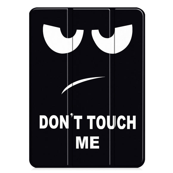 EIDERWOOD iPad Pro 11" (2025 / 2024) Tri-Fold Kunstlæder Cover m. Vågeblus Funktion - "Don't Touch Me"
