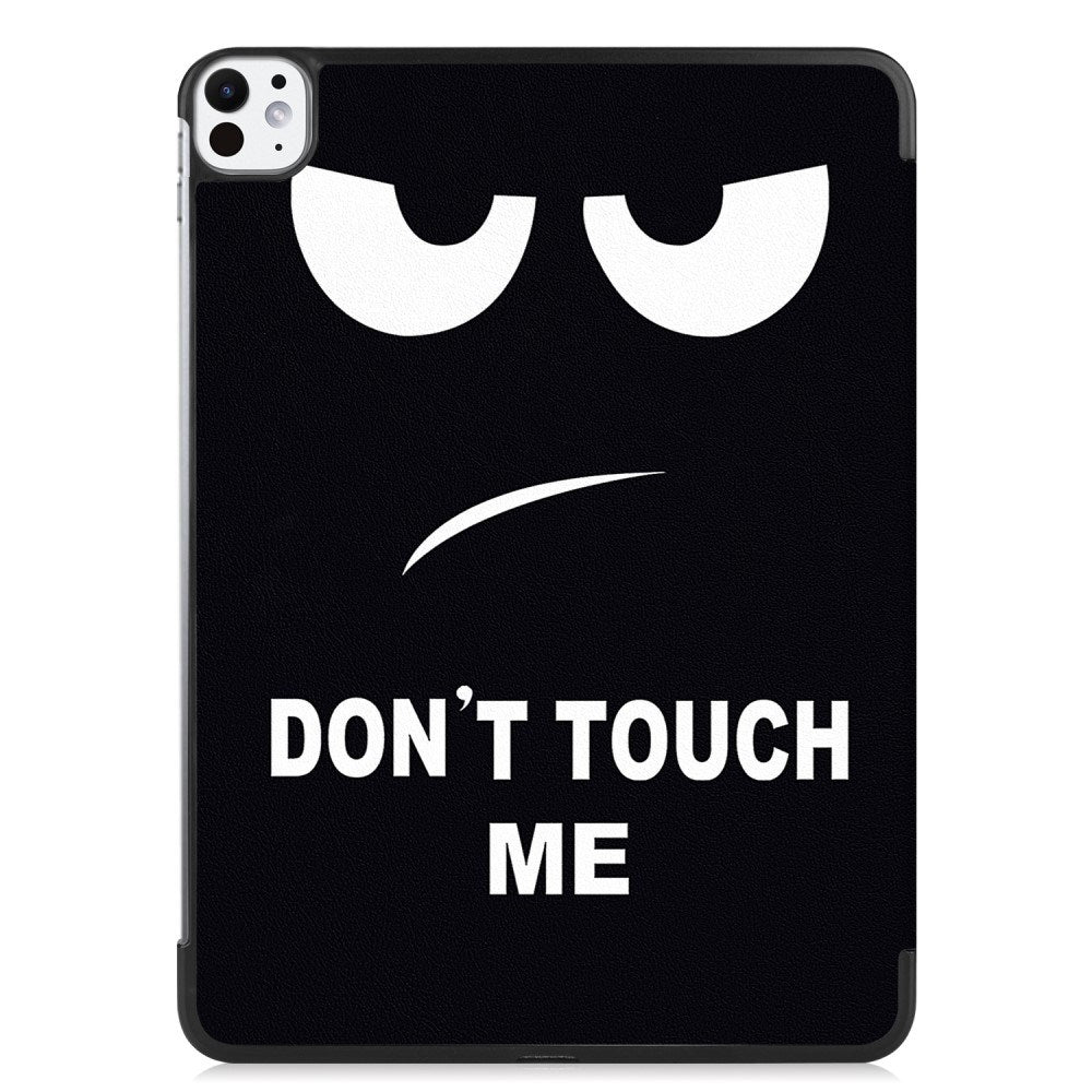 EIDERWOOD iPad Pro 11" (2025 / 2024) Tri-Fold Kunstlæder Cover m. Vågeblus Funktion - "Don't Touch Me"