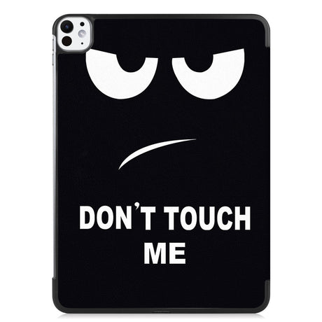 EIDERWOOD iPad Pro 11" (2025 / 2024) Tri-Fold Kunstlæder Cover m. Vågeblus Funktion - "Don't Touch Me"