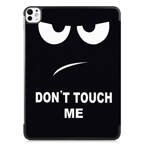 EIDERWOOD iPad Pro 11" (2025 / 2024) Tri-Fold Kunstlæder Cover m. Vågeblus Funktion - "Don't Touch Me"