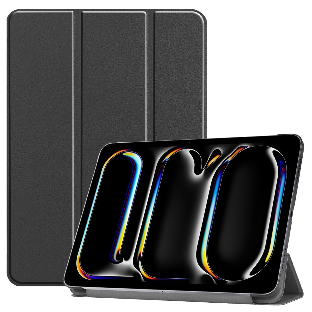 EIDERWOOD iPad Pro 11" (2025 / 2024) Tri-Fold Læder Cover - Sort