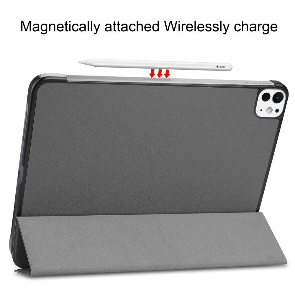 EIDERWOOD iPad Pro 11" (2025 / 2024) Tri-Fold Læder Cover - Grå