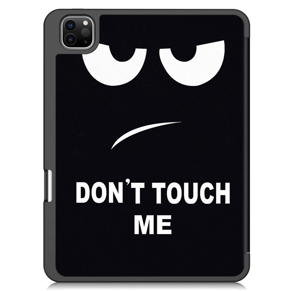 EIDERWOOD iPad Pro 11" (2025 / 2024) Tri-Fold Kunstlæder Cover m. Vågeblus Funktion - Don't Touch Me