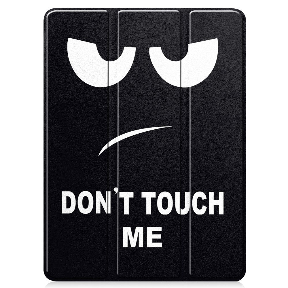 EIDERWOOD iPad Pro 11" (2025 / 2024) Tri-Fold Kunstlæder Cover m. Vågeblus Funktion - Don't Touch Me