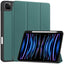 EIDERWOOD iPad Pro 11" (2025 / 2024) Tri-Fold Kunst Læder Cover m. Apple Pencil Holder - Grøn