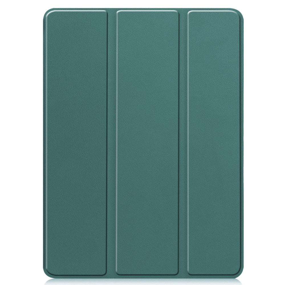 EIDERWOOD iPad Pro 11" (2025 / 2024) Tri-Fold Kunst Læder Cover m. Apple Pencil Holder - Grøn