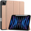 EIDERWOOD iPad Pro 11" (2025 / 2024) Tri-Fold Kunst Læder Cover m. Apple Pencil Holder - Rose Gold