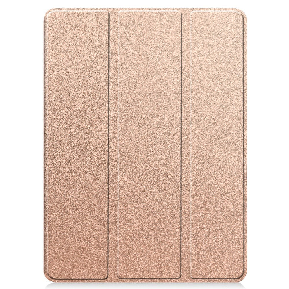 EIDERWOOD iPad Pro 11" (2025 / 2024) Tri-Fold Kunst Læder Cover m. Apple Pencil Holder - Rose Gold