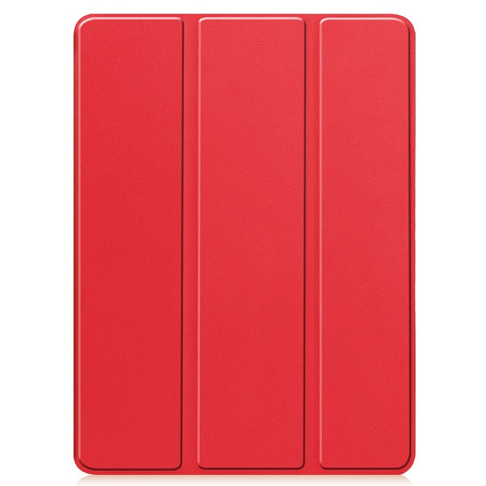 EIDERWOOD iPad Pro 11" (2025 / 2024) Tri-Fold Kunst Læder Cover m. Apple Pencil Holder - Rød