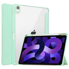 EIDERWOOD iPad Air 11" (2025 / 2024) Hybrid Cover m. Pen Holder - Mint Grøn & Gennemsigtig