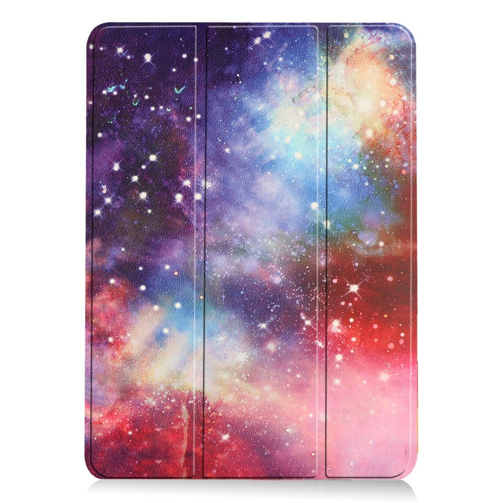 EIDERWOOD iPad Air 11" (2026 / 2025 / 2024) Tri-Fold Kunstlæder Cover m. Vågeblus Funktion - Galakse