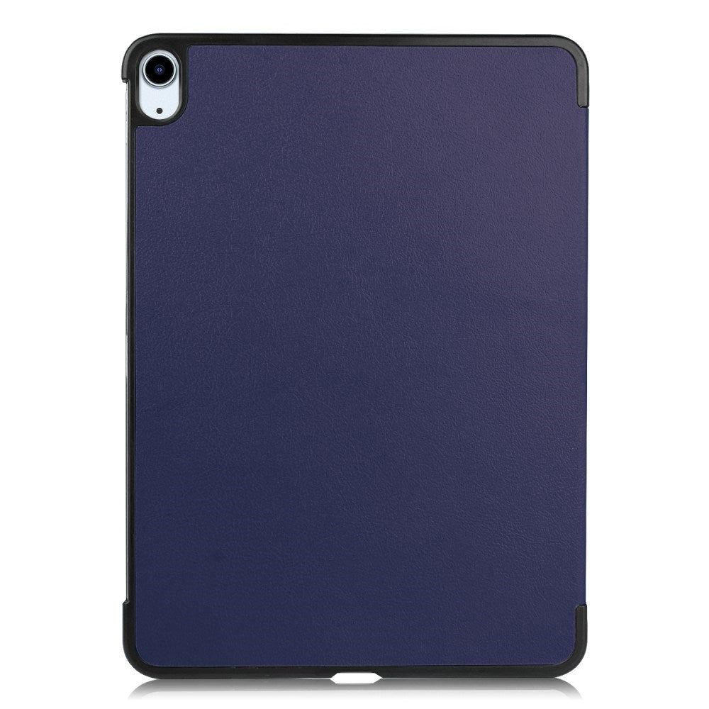 EIDERWOOD iPad Air 11" (2026 / 2025 / 2024) Litchi Tri-Fold Læder Cover - Blå