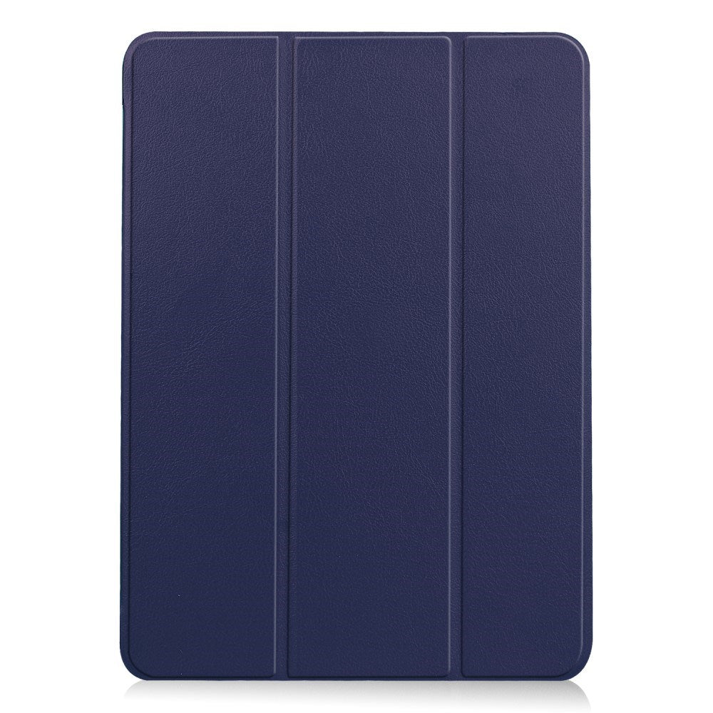 EIDERWOOD iPad Air 11" (2026 / 2025 / 2024) Litchi Tri-Fold Læder Cover - Blå