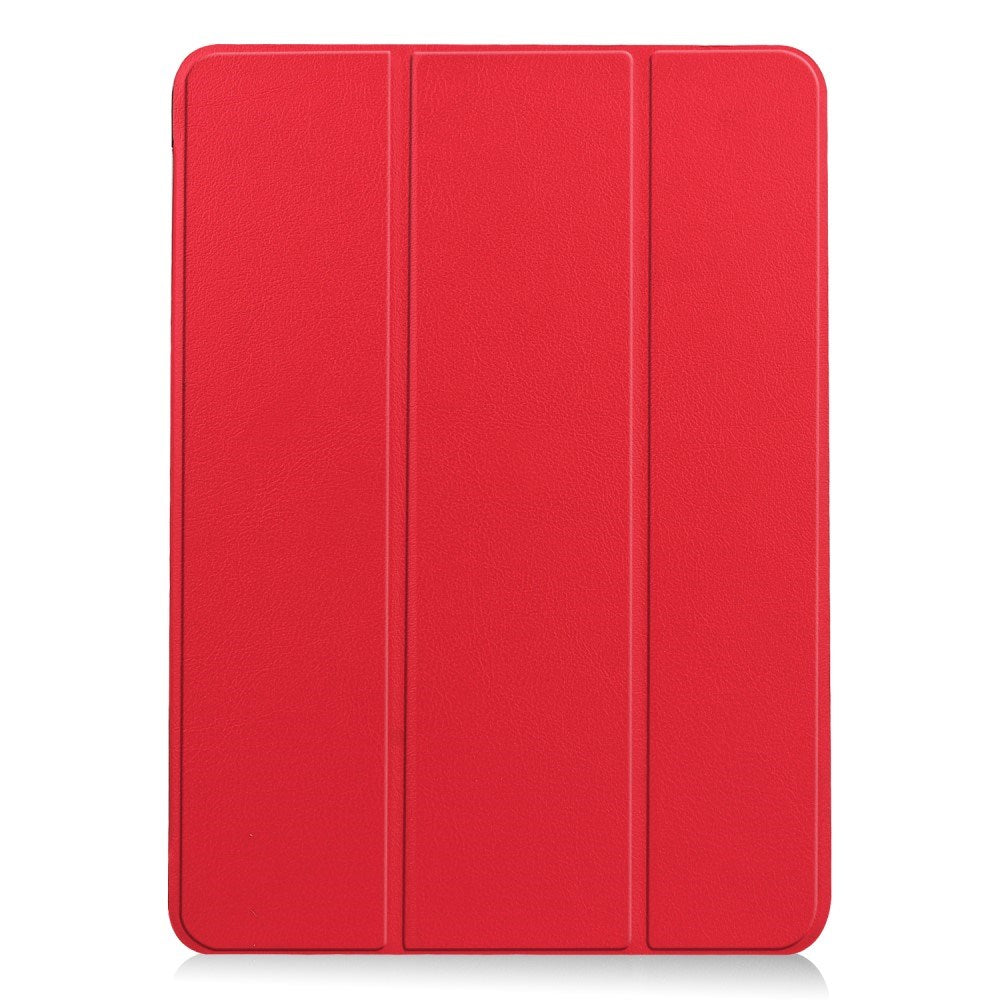 EIDERWOOD iPad Air 11" (2026 / 2025 / 2024) Litchi Tri-Fold Læder Cover - Rød