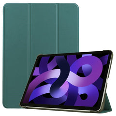 EIDERWOOD iPad Air 11" (2025 / 2024) Litchi Tri-Fold Læder Cover - Grøn