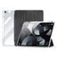 iPad Air 13" (2025 / 2024) Tri-Fold Cover - DUX DUCIS Unid Series - Gennemsigtig / Sort