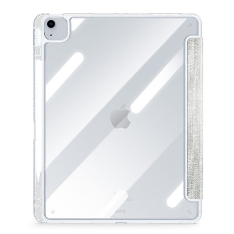 iPad Air 13" (2026 / 2025 / 2024) Tri-Fold Cover - DUX DUCIS Unid Series - Gennemsigtig / Grøn