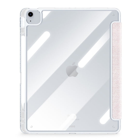 iPad Air 13" (2026 / 2025 / 2024) Tri-Fold Cover - DUX DUCIS Unid Series - Gennemsigtig / Pink