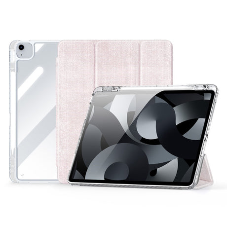 iPad Air 13" (2026 / 2025 / 2024) Tri-Fold Cover - DUX DUCIS Unid Series - Gennemsigtig / Pink