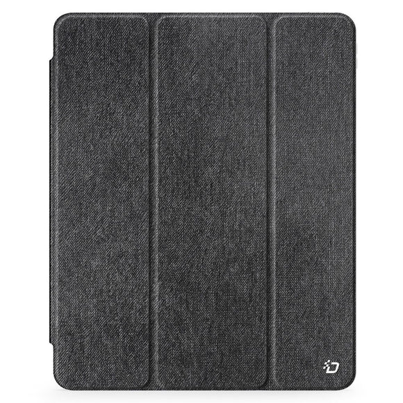 iPad Pro 13" (2025 / 2024) Tri-Fold Cover - DUX DUCIS Unid Series - Gennemsigtig / Sort