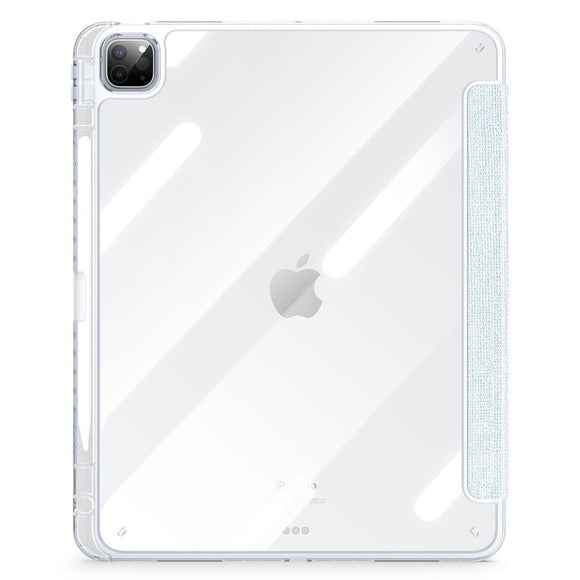 iPad Pro 13" (2025 / 2024) Tri-Fold Cover - DUX DUCIS Unid Series - Gennemsigtig / Lyseblå