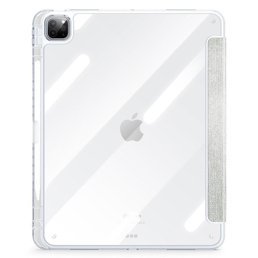 iPad Pro 13" (2025 / 2024) Tri-Fold Cover - DUX DUCIS Unid Series - Gennemsigtig / Grøn