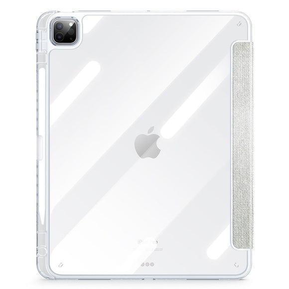 iPad Pro 13" (2025 / 2024) Tri-Fold Cover - DUX DUCIS Unid Series - Gennemsigtig / Grøn
