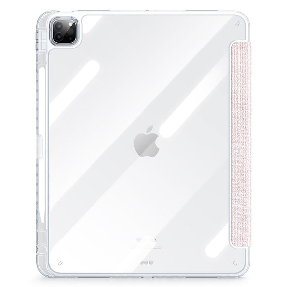 iPad Pro 13" (2025 / 2024) Tri-Fold Cover - DUX DUCIS Unid Series - Gennemsigtig / Pink