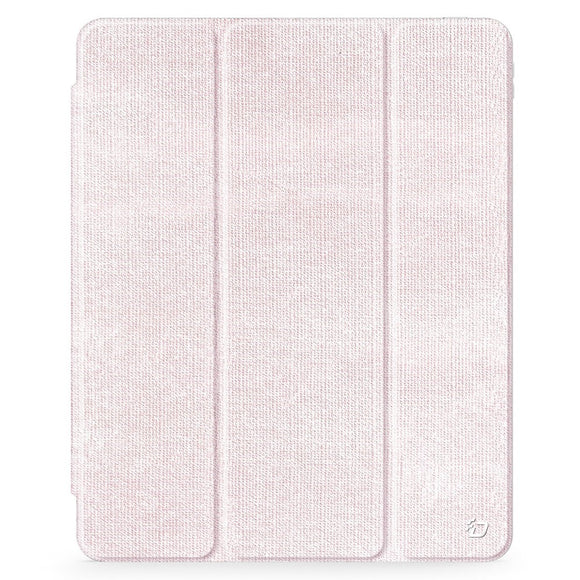 iPad Pro 13" (2025 / 2024) Tri-Fold Cover - DUX DUCIS Unid Series - Gennemsigtig / Pink