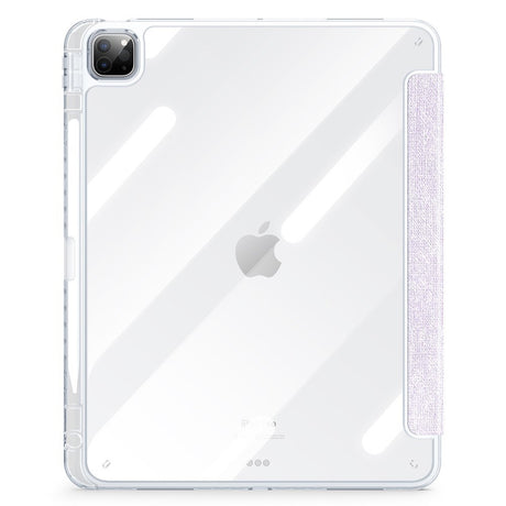 iPad Pro 13" (2025 / 2024) Tri-Fold Cover - DUX DUCIS Unid Series - Gennemsigtig / Lilla