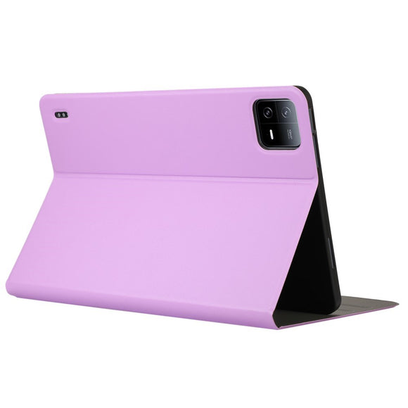 EIDERWOOD Xiaomi Pad 6S Pro Vegansk Læder Tablet Cover m. Ståfunktion - Lilla