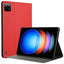 EIDERWOOD Xiaomi Pad 6S Pro Vegansk Læder Tablet Cover m. Ståfunktion - Rød