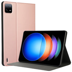 EIDERWOOD Xiaomi Pad 6S Pro Vegansk Læder Tablet Cover m. Ståfunktion - Rose Gold
