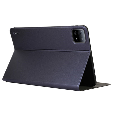 EIDERWOOD Xiaomi Pad 6S Pro Vegansk Læder Tablet Cover m. Ståfunktion - Mørkeblå