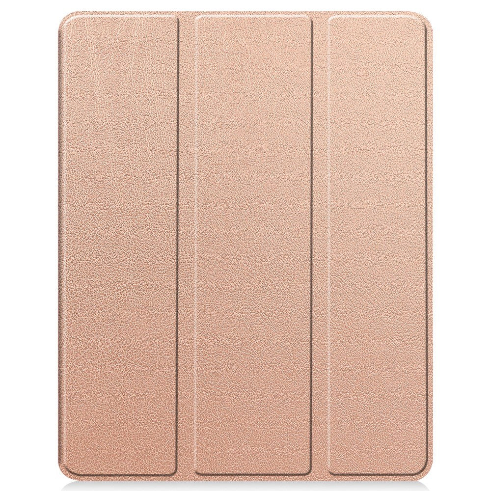 EIDERWOOD iPad Air 13" (2026 / 2025 / 2024) Tri-Fold Kunst Læder Cover m. Apple Pencil Holder - Rose Gold