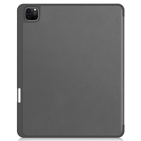 EIDERWOOD iPad Air 13" (2026 / 2025 / 2024) Tri-Fold Kunst Læder Cover m. Apple Pencil Holder - Grå