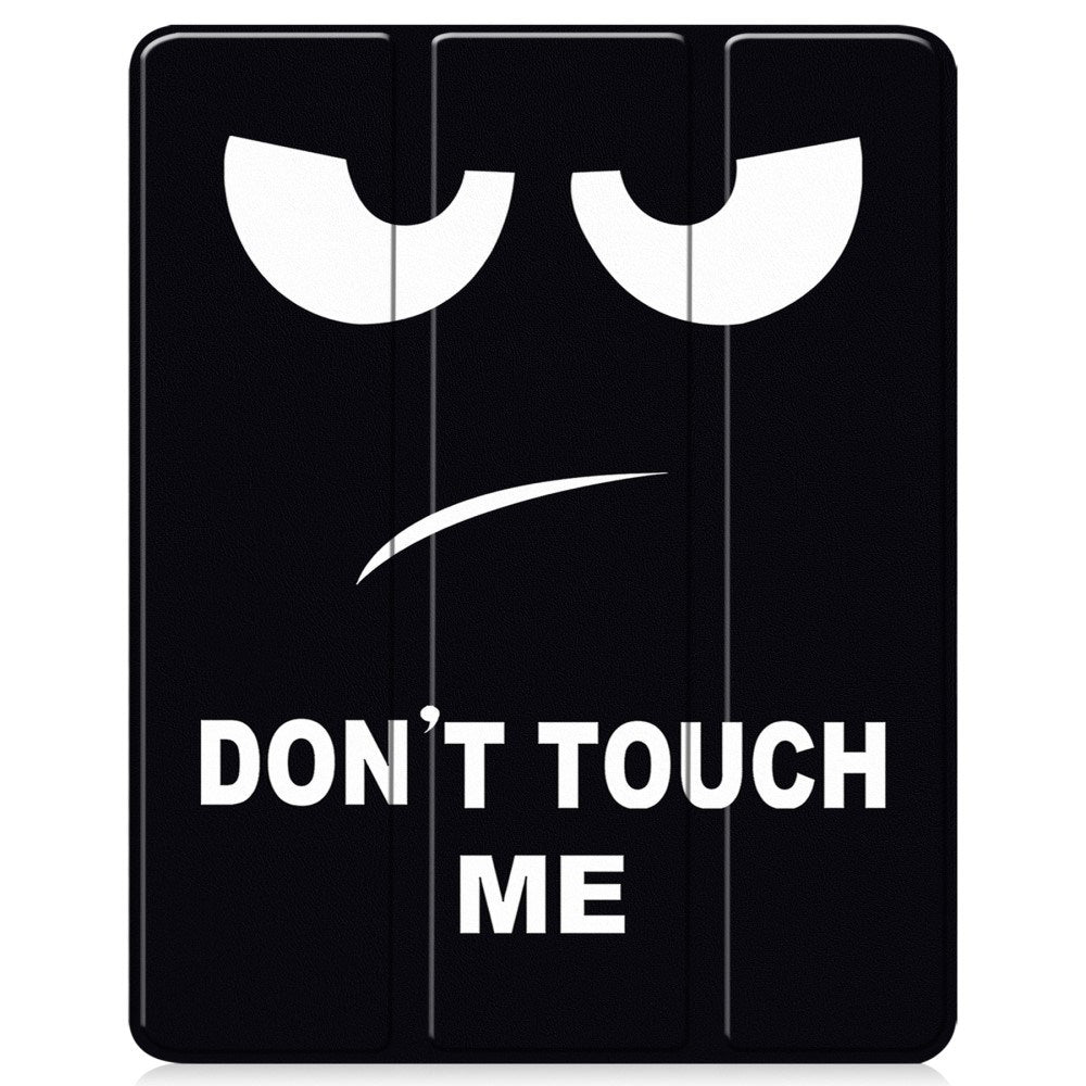 EIDERWOOD iPad Air 13" (2026 / 2025 / 2024) Tri-Fold Kunstlæder Cover m. Vågeblus Funktion - Don't Touch Me