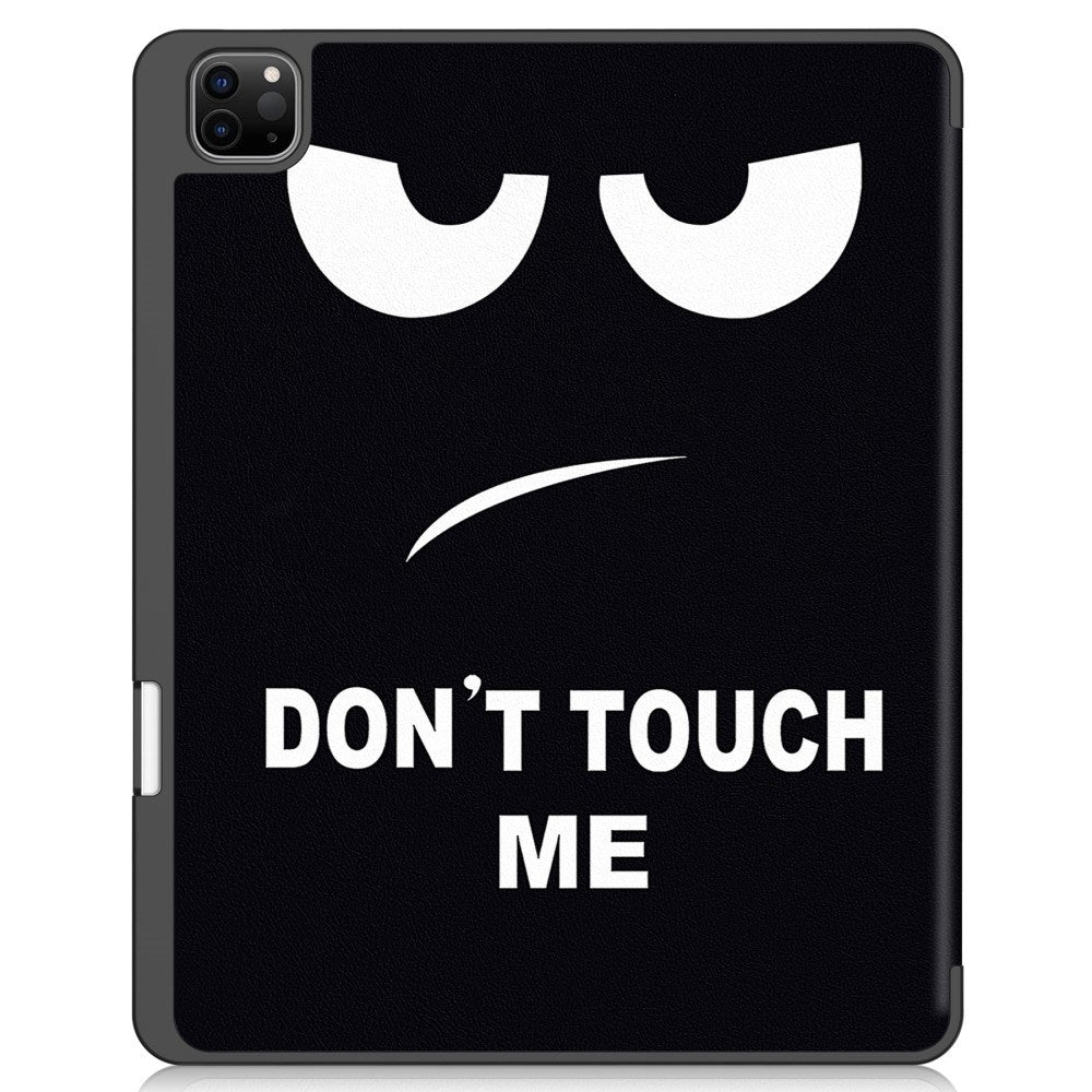 EIDERWOOD iPad Air 13" (2026 / 2025 / 2024) Tri-Fold Kunstlæder Cover m. Vågeblus Funktion - Don't Touch Me