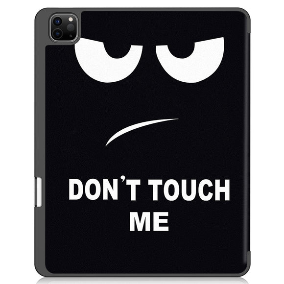 EIDERWOOD iPad Air 13" (2026 / 2025 / 2024) Tri-Fold Kunstlæder Cover m. Vågeblus Funktion - Don't Touch Me