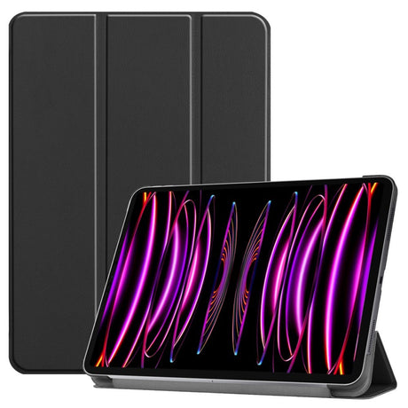 EIDERWOOD iPad Air 13" (2026 / 2025 / 2024) Tri-Fold Læder Cover - Sort