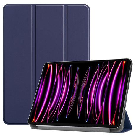 EIDERWOOD iPad Air 13" (2026 / 2025 / 2024) Tri-Fold Læder Cover - Blå