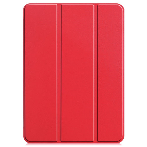 EIDERWOOD iPad Air 13" (2026 / 2025 / 2024) Tri-Fold Læder Cover - Rød