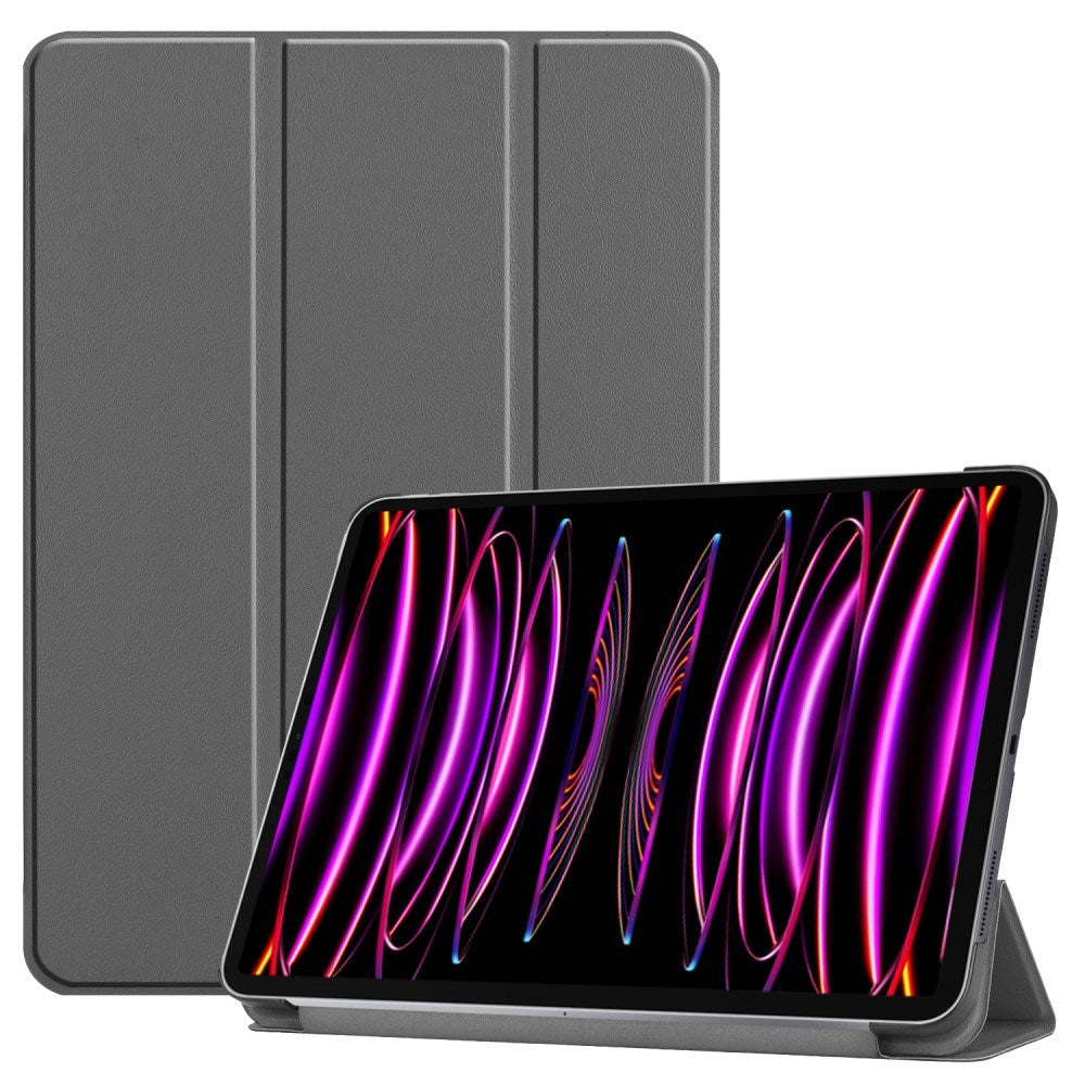 EIDERWOOD iPad Air 13" (2026 / 2025 / 2024) Tri-Fold Læder Cover - Grå