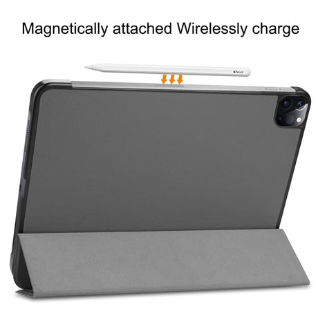 EIDERWOOD iPad Air 13" (2026 / 2025 / 2024) Tri-Fold Læder Cover - Grå