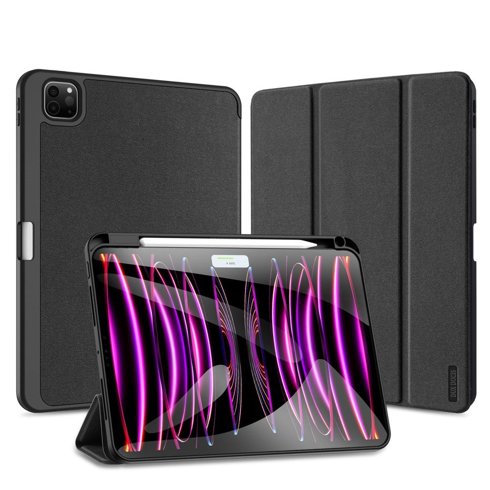iPad Pro 11" (2025 / 2024) DUX DUCIS DOMO Series Cover m. Pen Holder - Sort